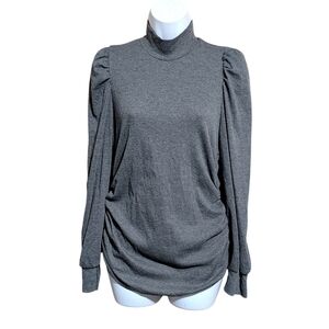 Coolmee Puff Sleeve Maternity Top